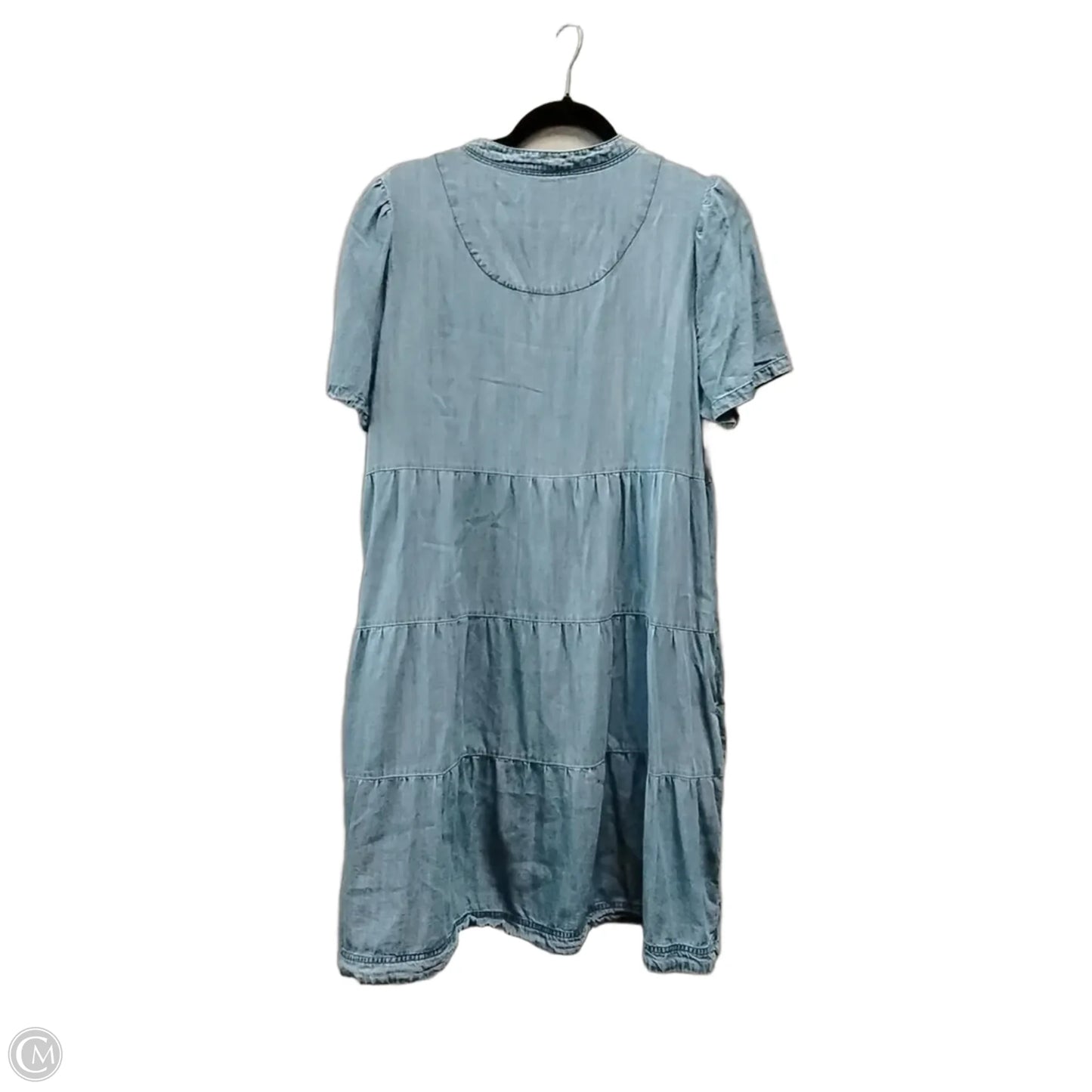 Dress Casual Maxi By Velvet Heart In Blue Denim, Size: L