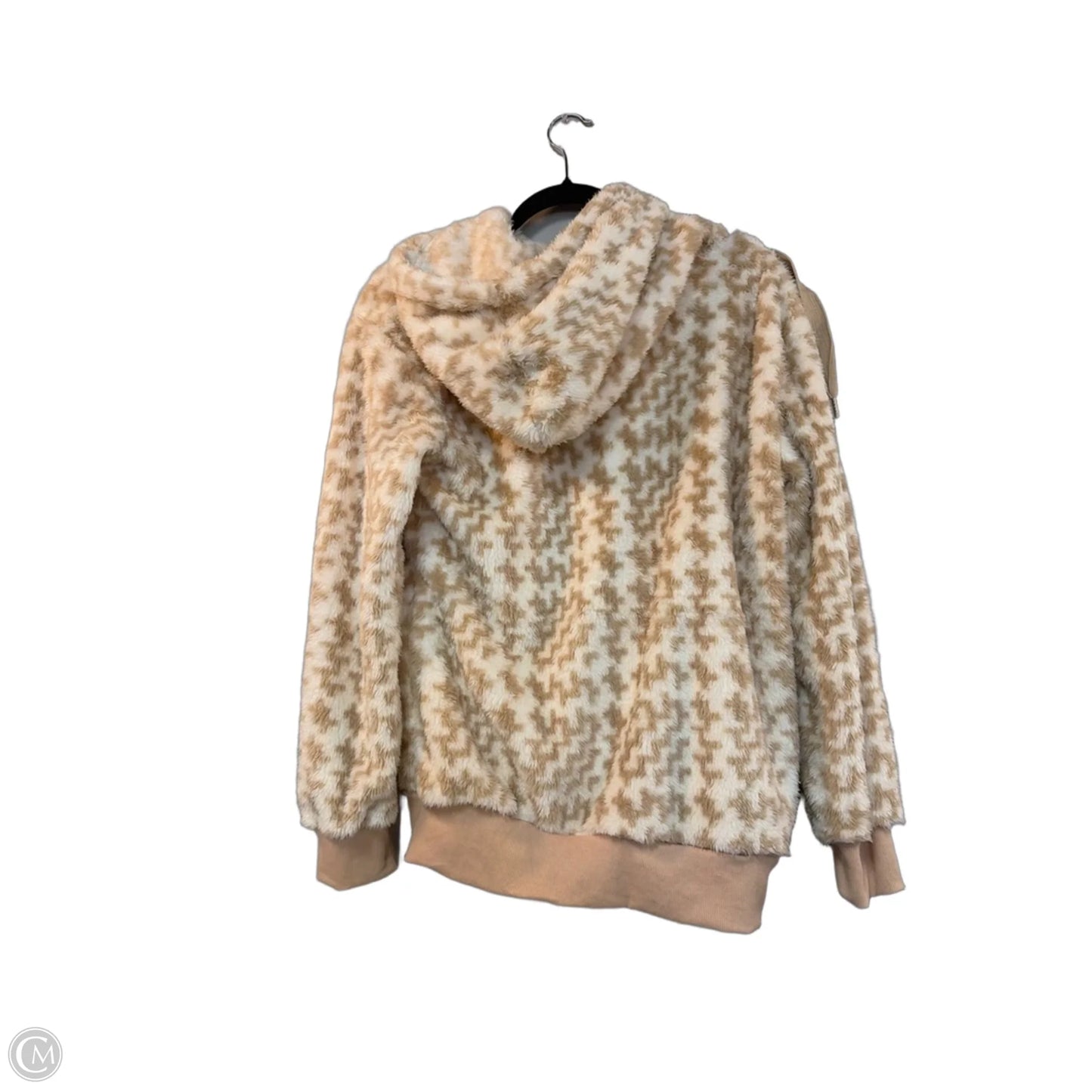 Sweatshirt Hoodie By Clothes Mentor In White, Size: M