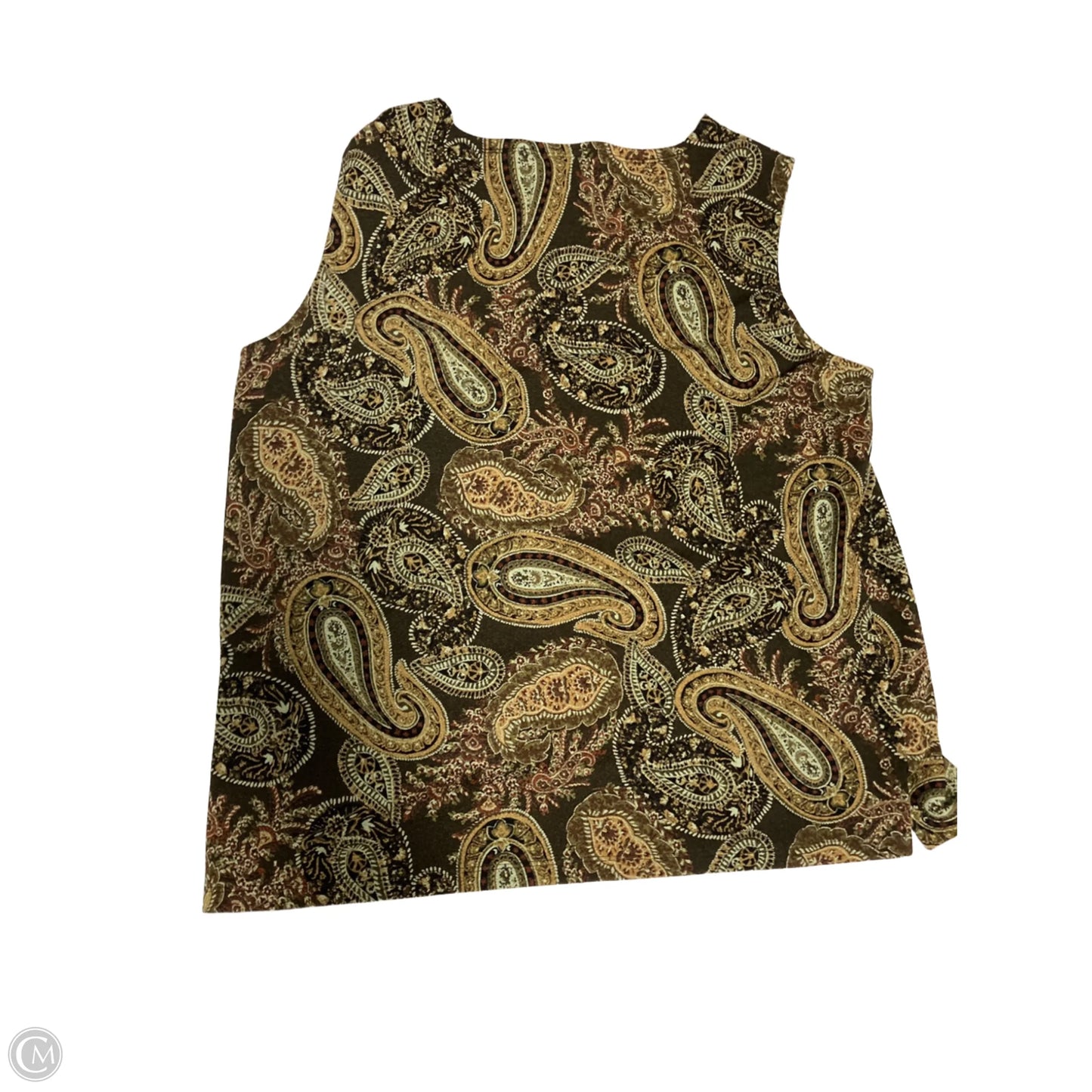 Top Sleeveless By Clothes Mentor In Geometric Pattern, Size: 2x