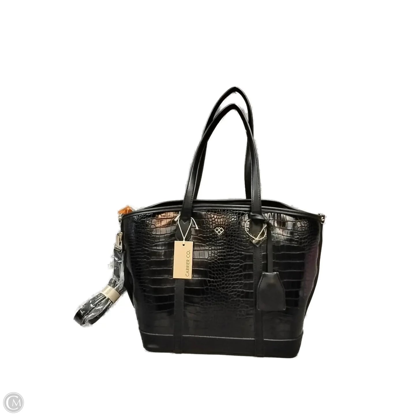 Tote Leather By Clothes Mentor, Size: Small