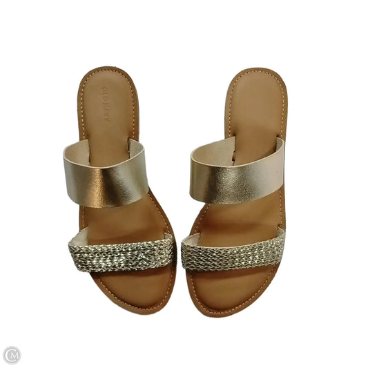 Sandals Flats By Old Navy In Gold, Size: 10