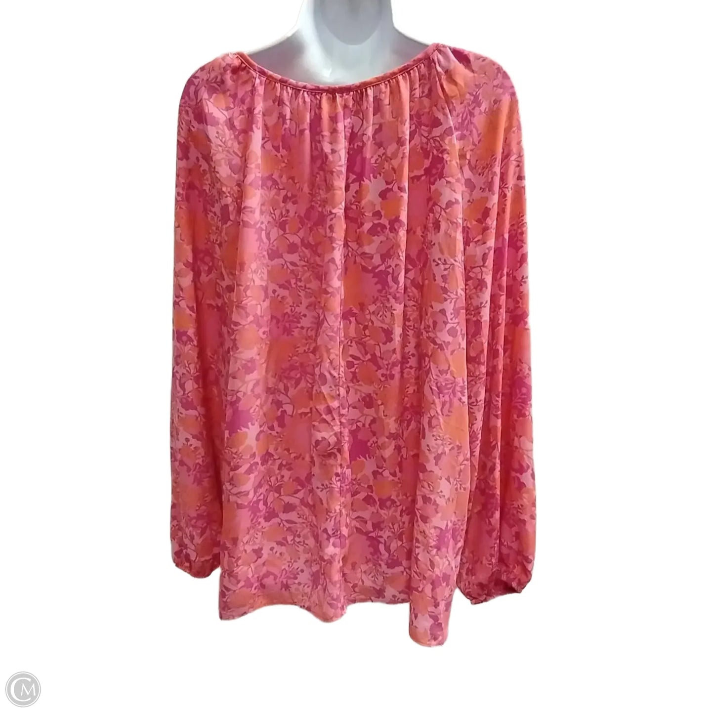 Top Long Sleeve By The Pioneer Woman In Floral Print, Size: 1x