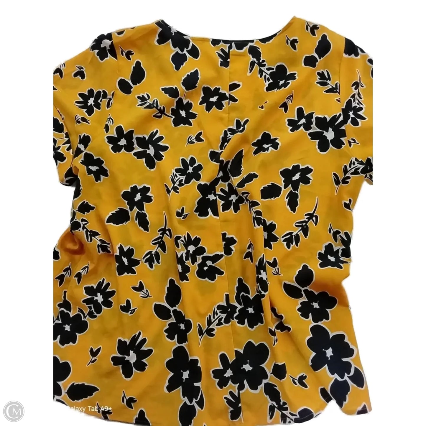 Blouse Short Sleeve By Lane Bryant In Floral Print, Size: 18