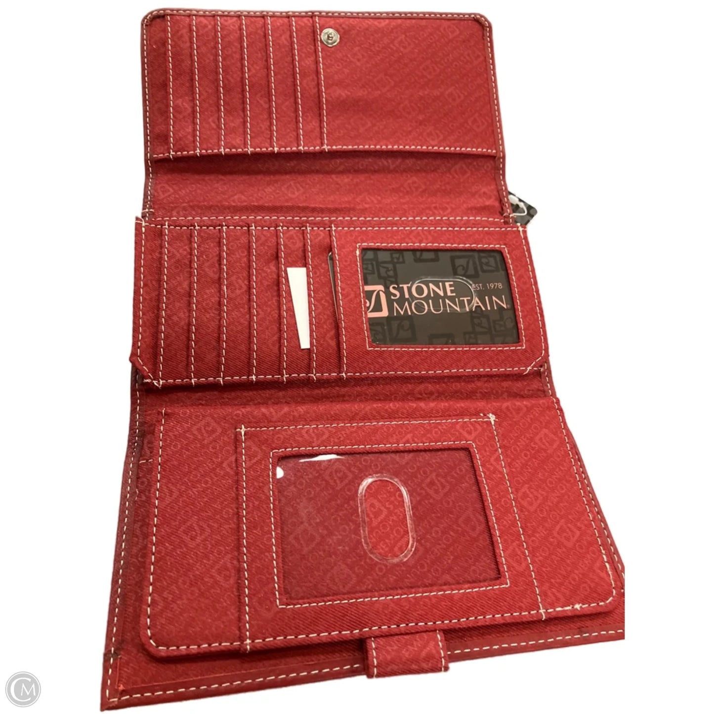 Wallet Leather By Stone Mountain, Size: Medium