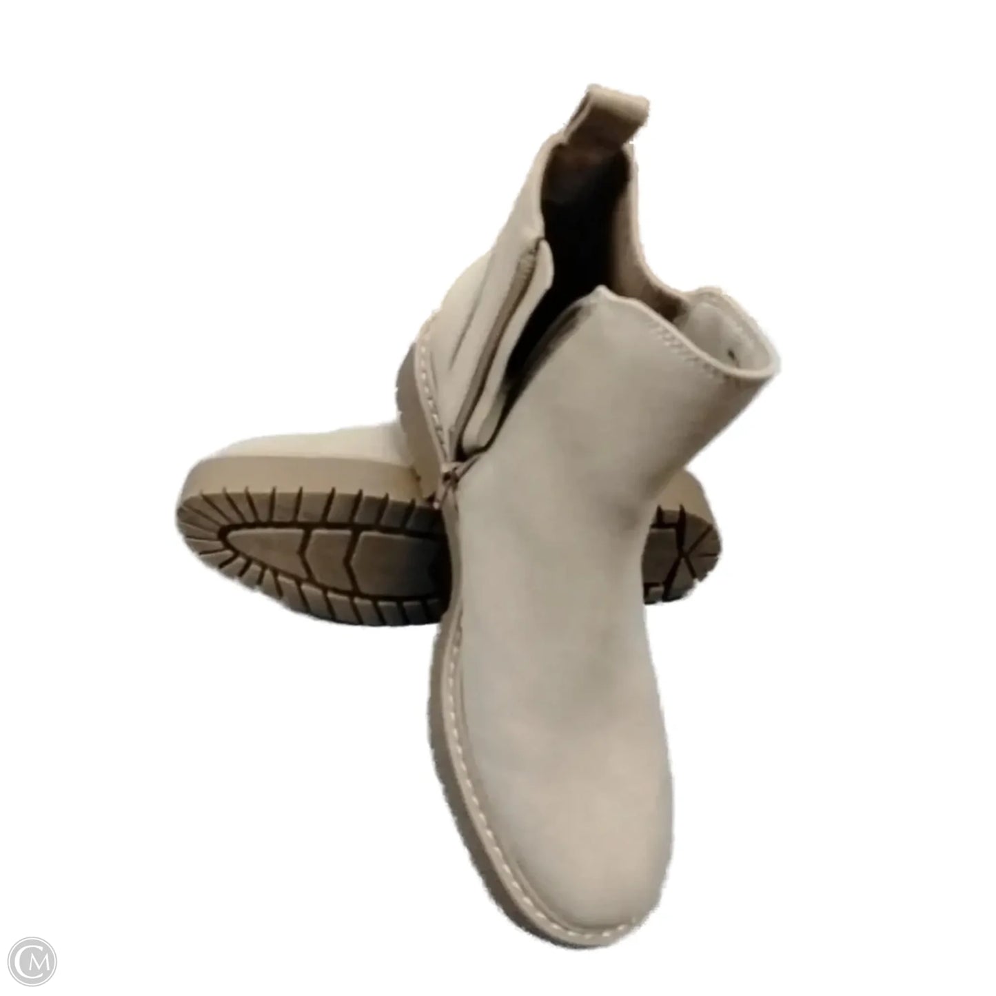 Boots Ankle Heels By Time And Tru In Brown, Size: 8