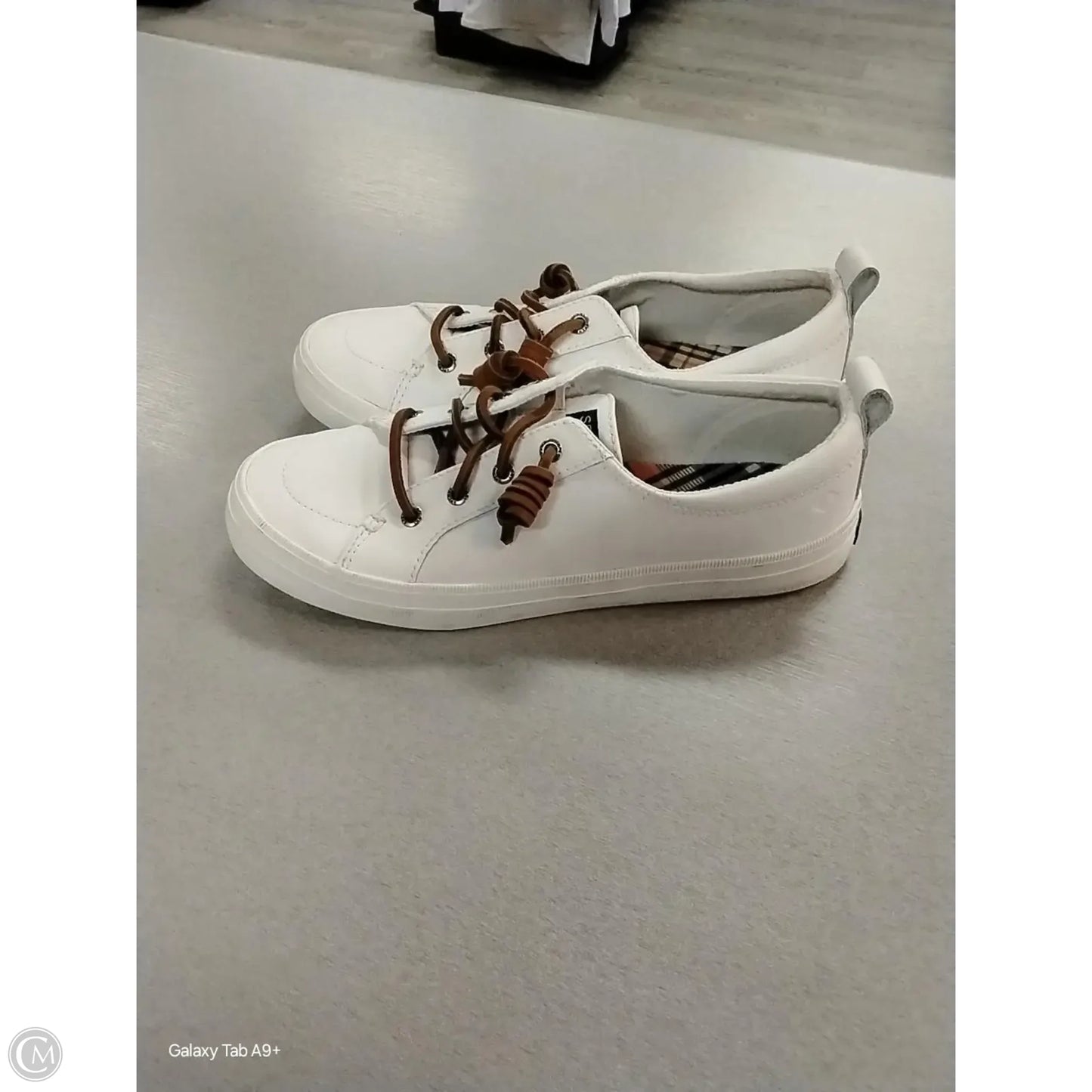 Shoes Flats By Sperry In White, Size: 7