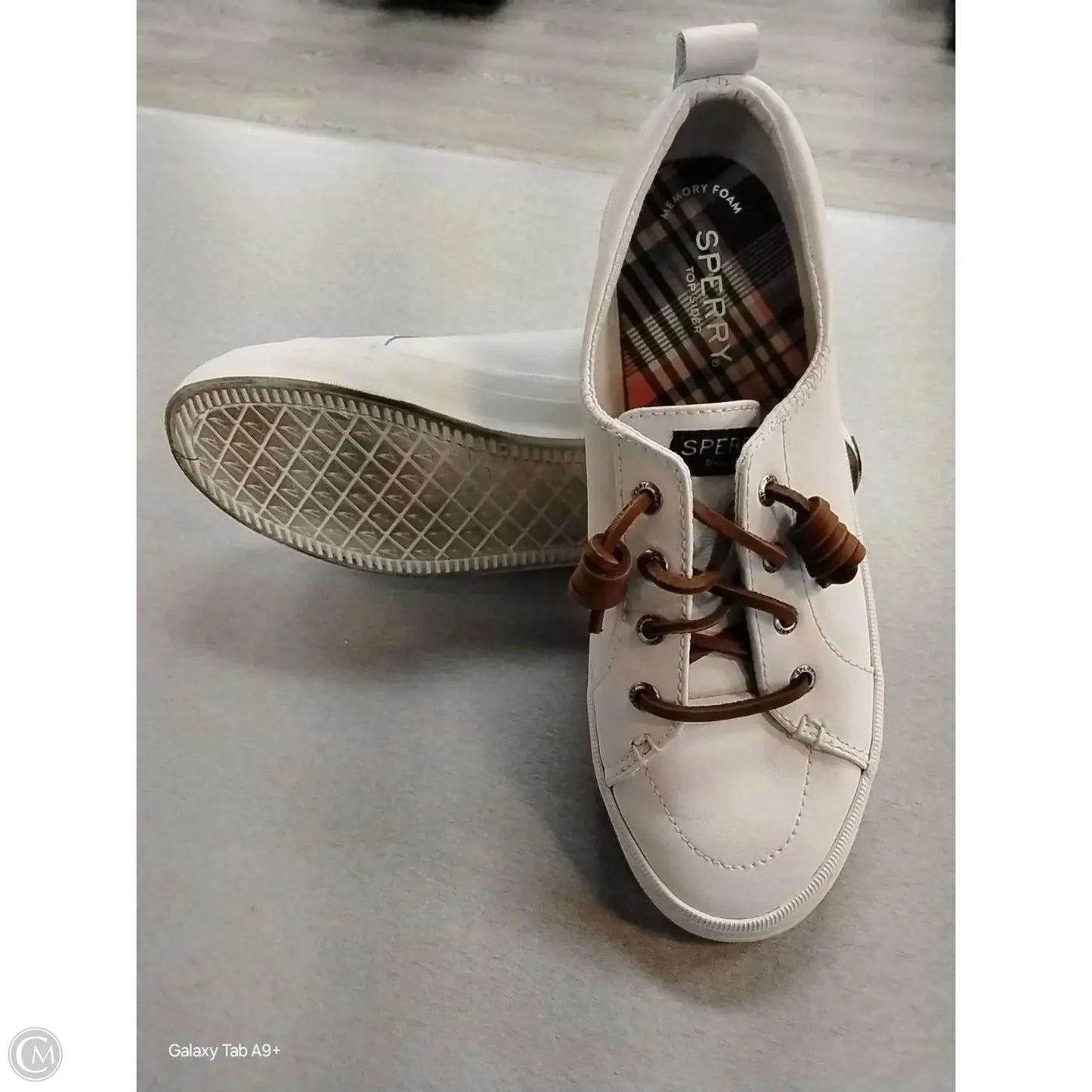 Shoes Flats By Sperry In White, Size: 7