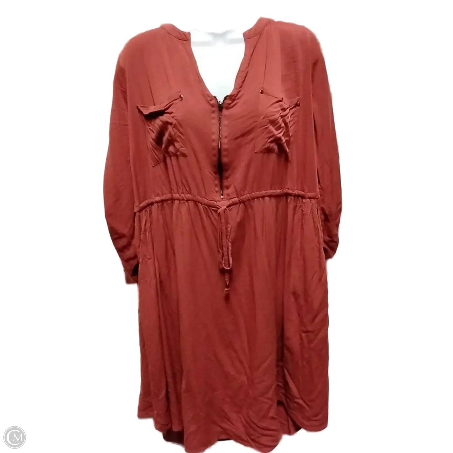 Top Long Sleeve By Torrid In Orange, Size: 2