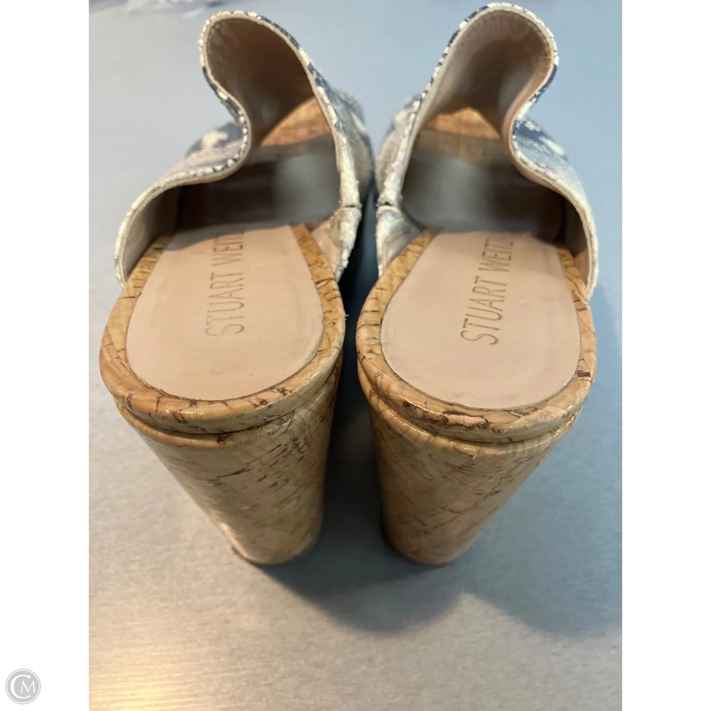 Shoes Designer By Stuart Weitzman In Snakeskin Print, Size: 9.5