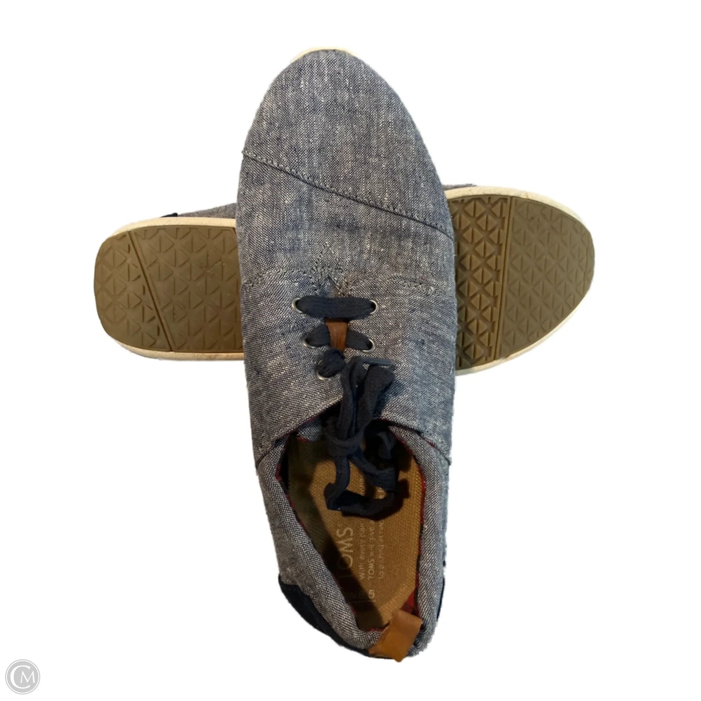 Shoes Sneakers By Toms In Blue, Size: 8.5