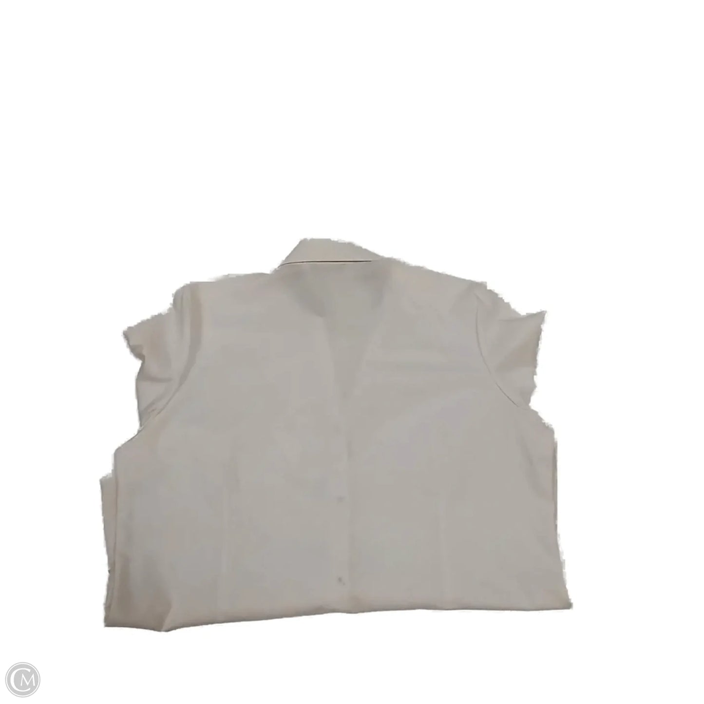 Top Long Sleeve By Clothes Mentor In White, Size: L