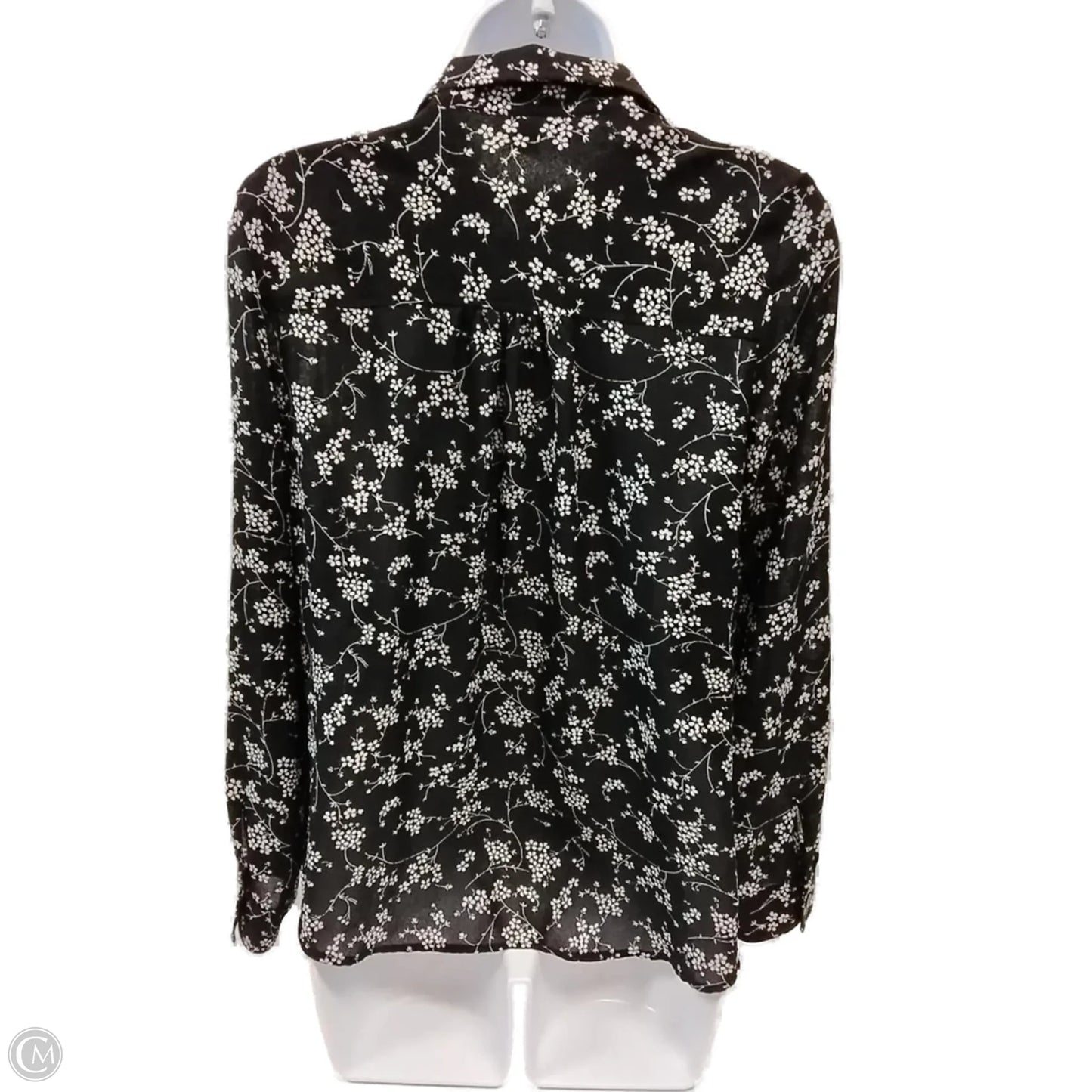 Top Long Sleeve By Bp In Floral Print, Size: S