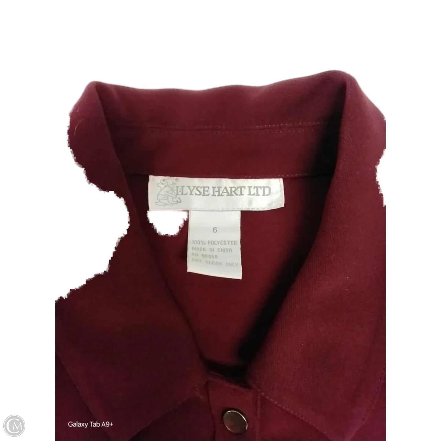 Jacket Other By Ilyse Hart Ltd In Red, Size: 6
