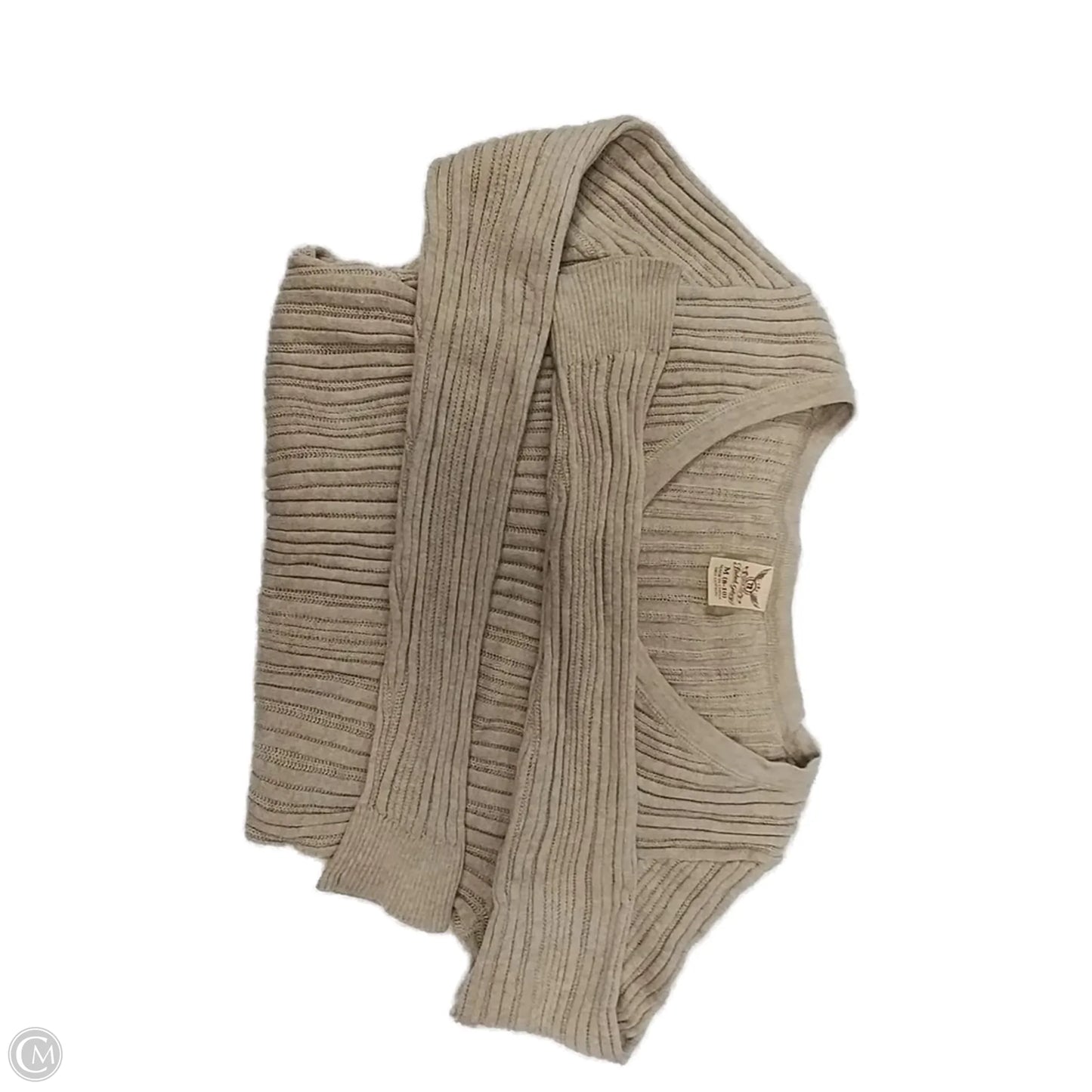 Top Long Sleeve By Faded Glory In Beige, Size: M
