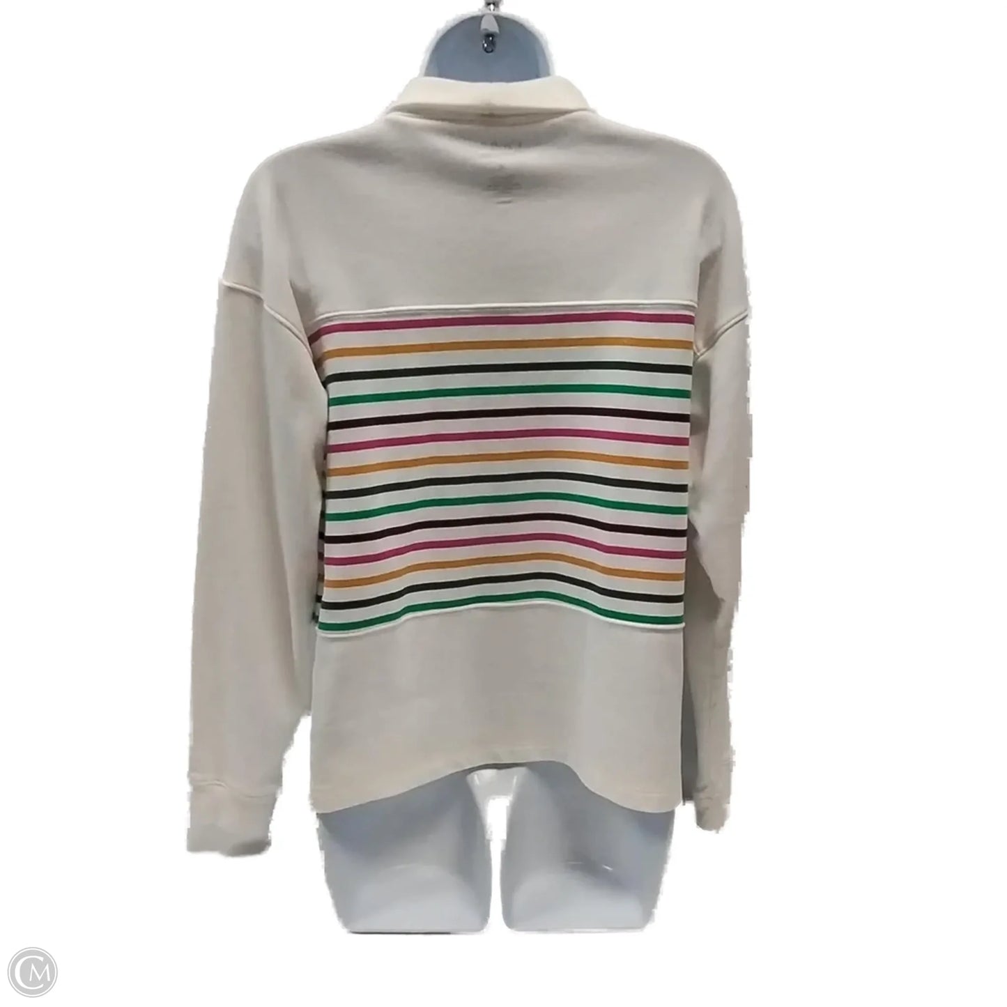 Top Long Sleeve By Croft And Barrow In White, Size: S