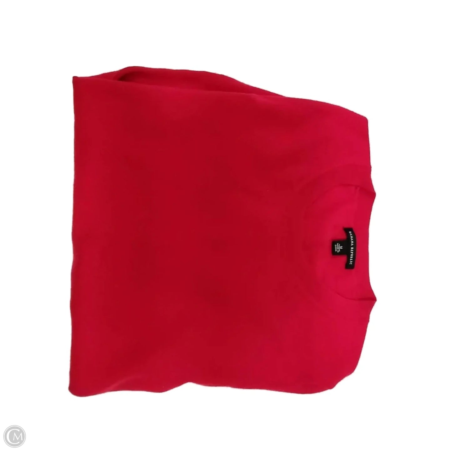 Top Long Sleeve By Banana Republic In Red, Size: M