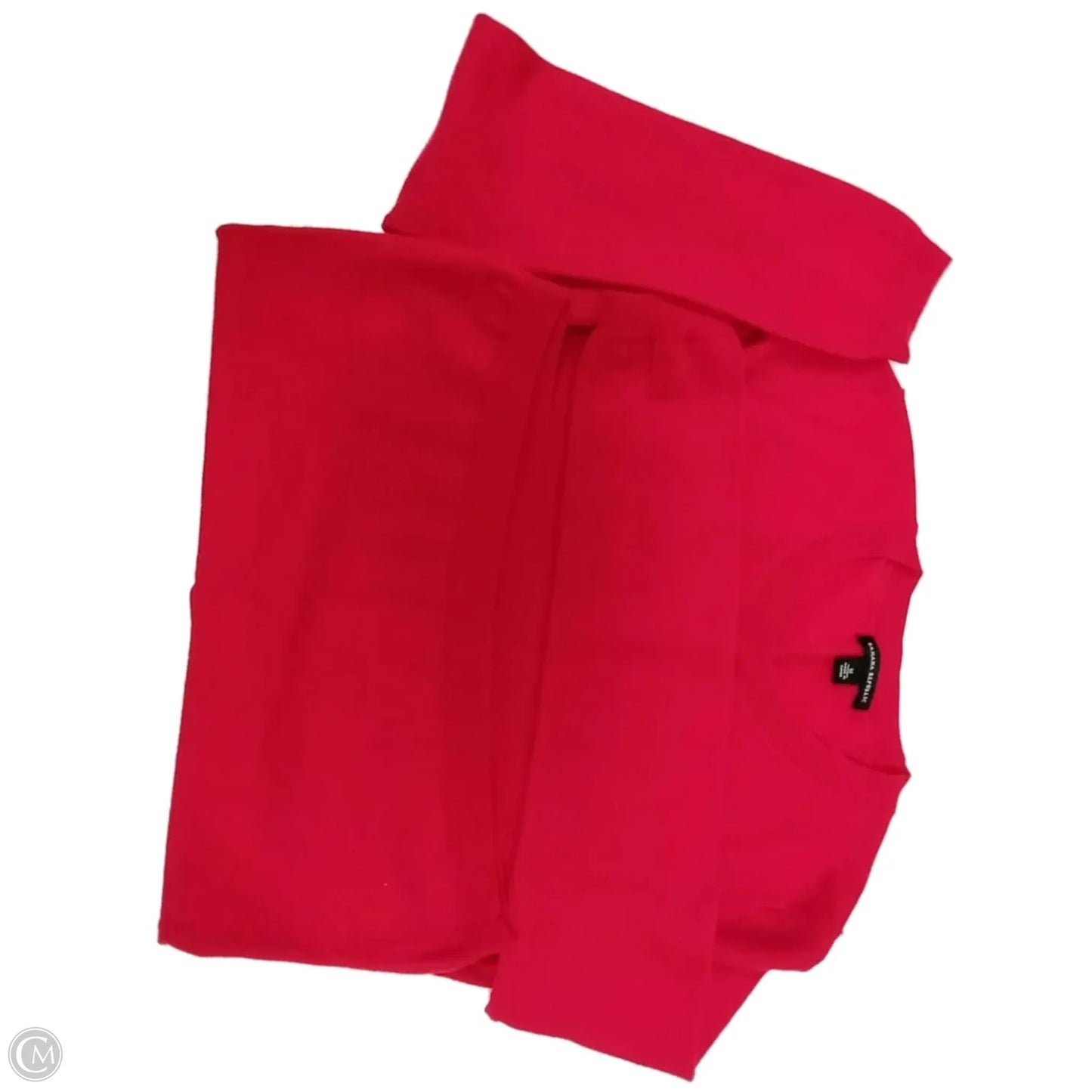 Top Long Sleeve By Banana Republic In Red, Size: M