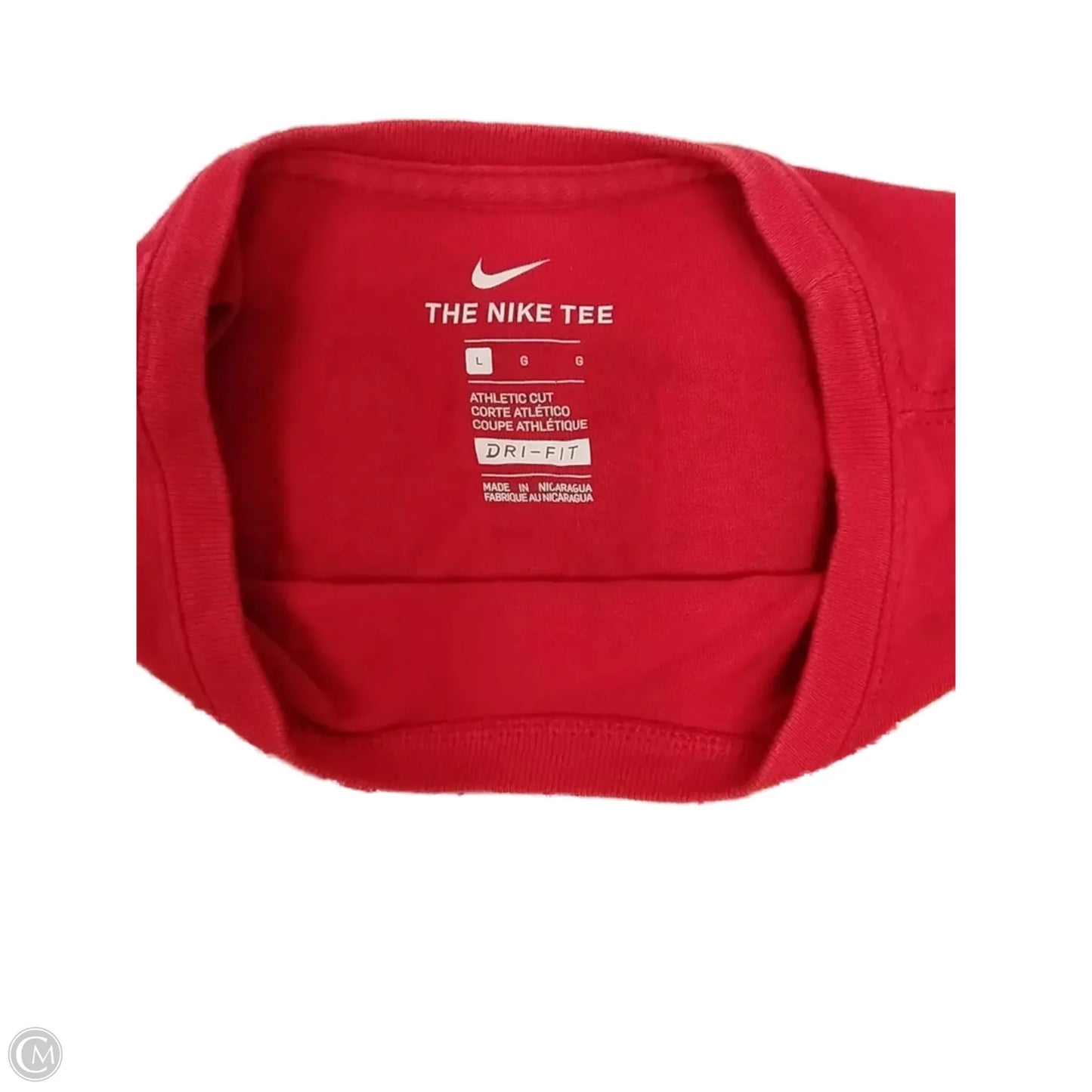 Top Short Sleeve Basic By Nike In Red, Size: L