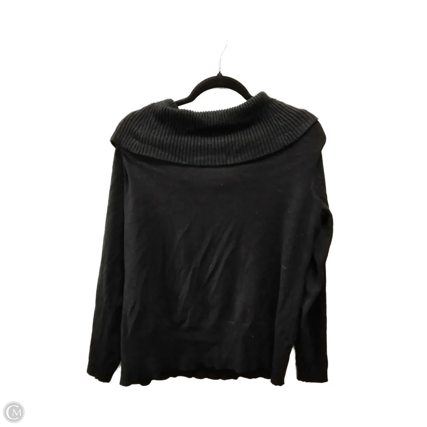 Sweater By Chicos In Black, Size: L