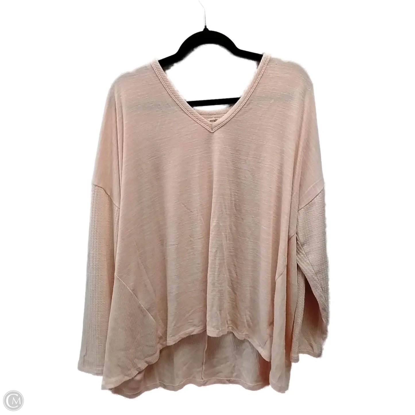 Top Long Sleeve By Terra & Sky In Plaid Pattern, Size: 2x