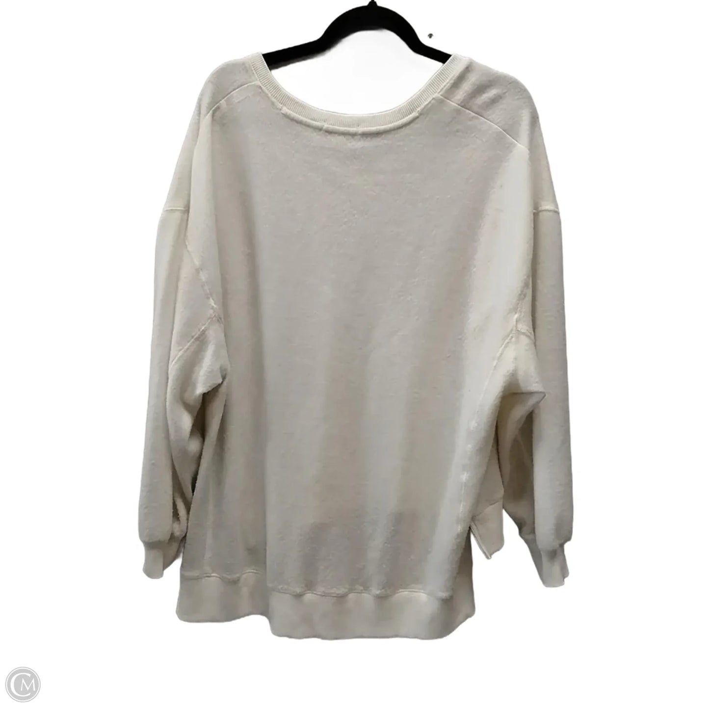 Top Long Sleeve By Z Supply In White, Size: S