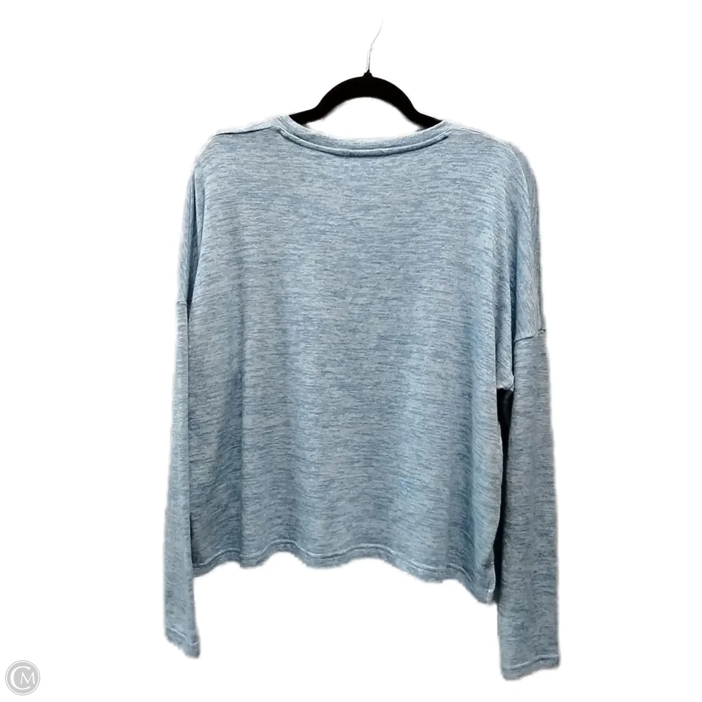Top Long Sleeve By Banana Republic In Blue, Size: L