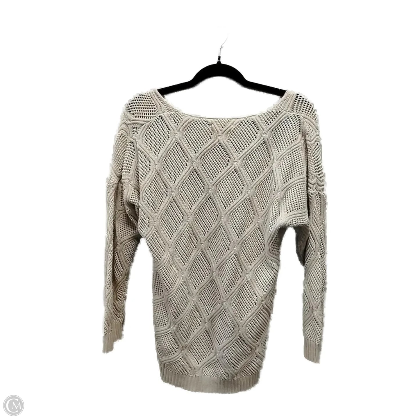 Top Long Sleeve By Clothes Mentor In Beige, Size: M