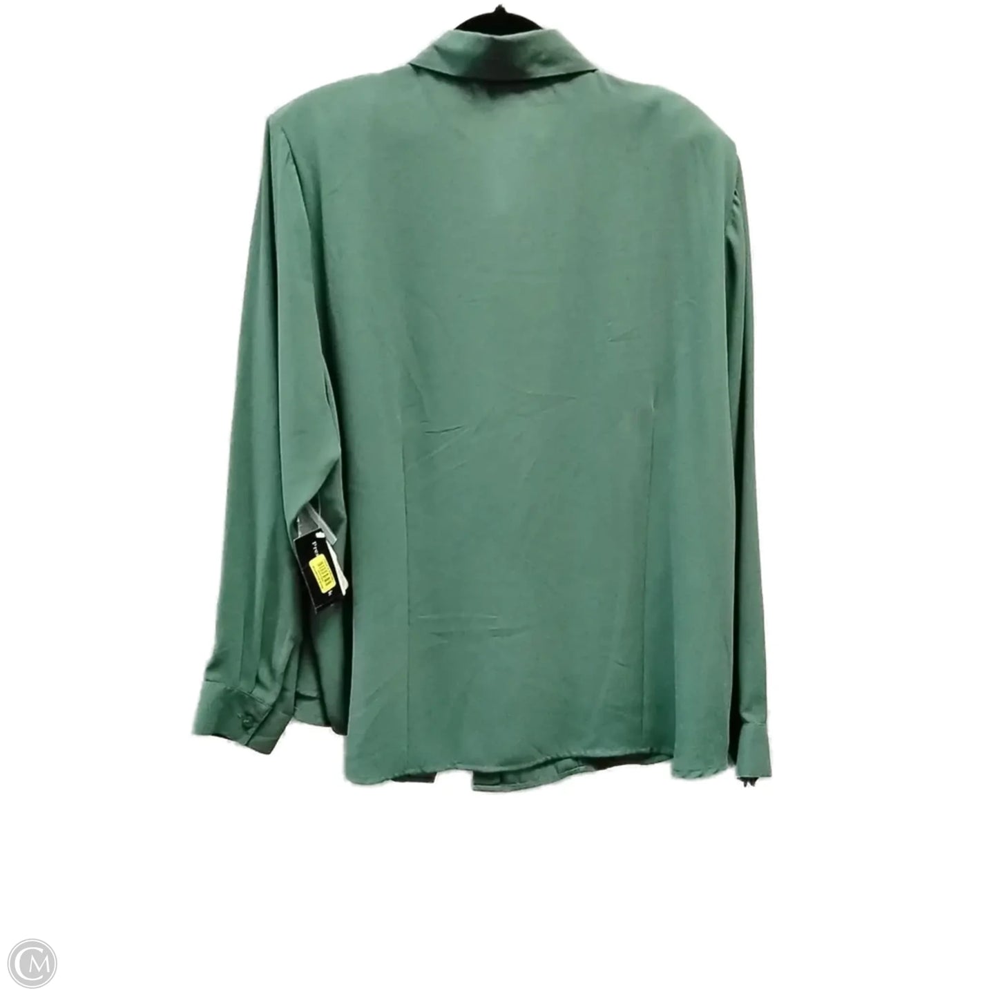 Blouse Long Sleeve By Preston And New York In Green, Size: 24