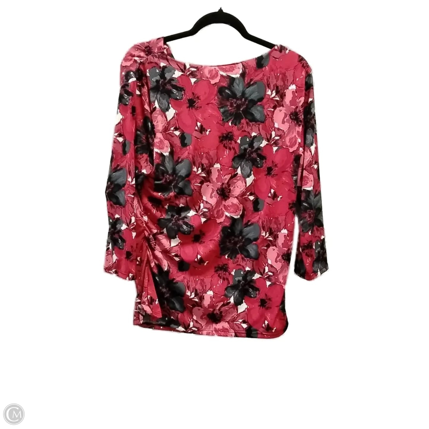 Top Long Sleeve By Style And Co Collection Women In Floral Print, Size: L
