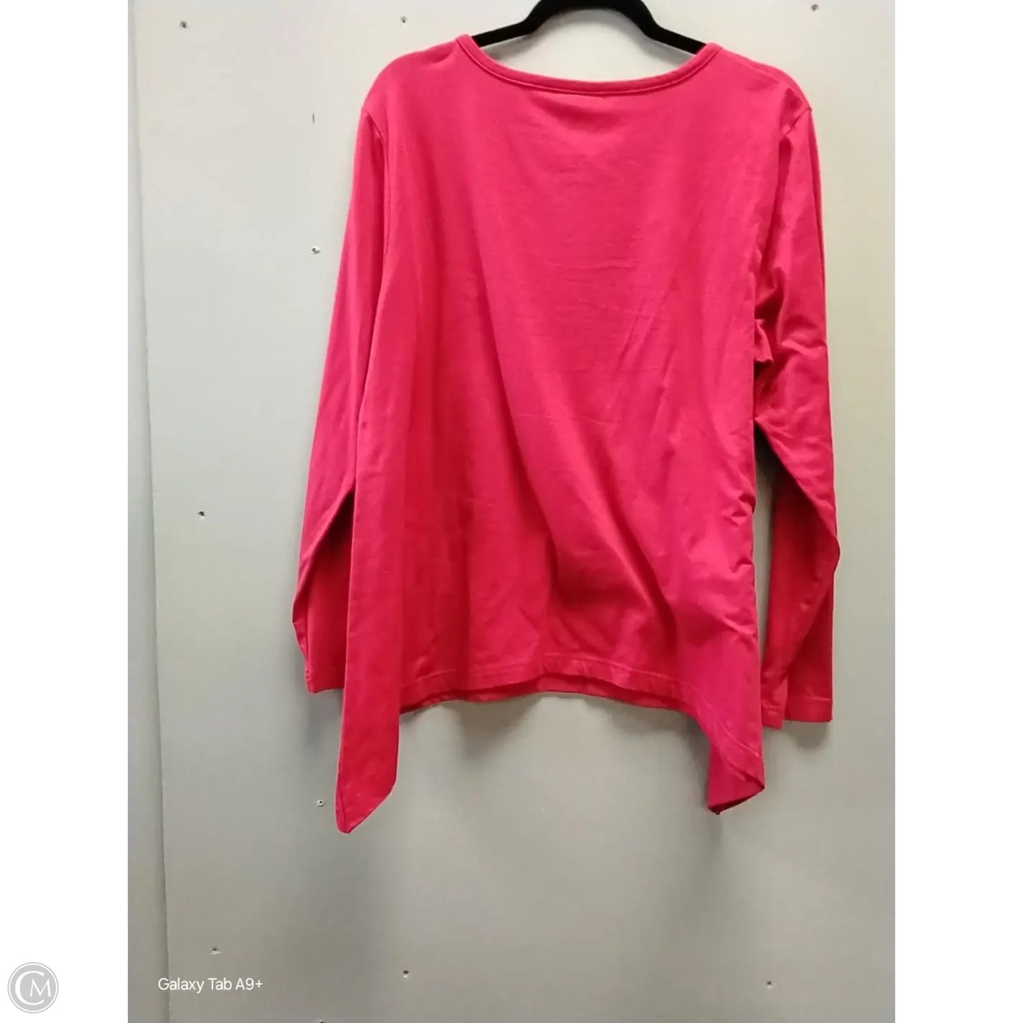 Top Long Sleeve By Clothes Mentor In Red, Size: Xl