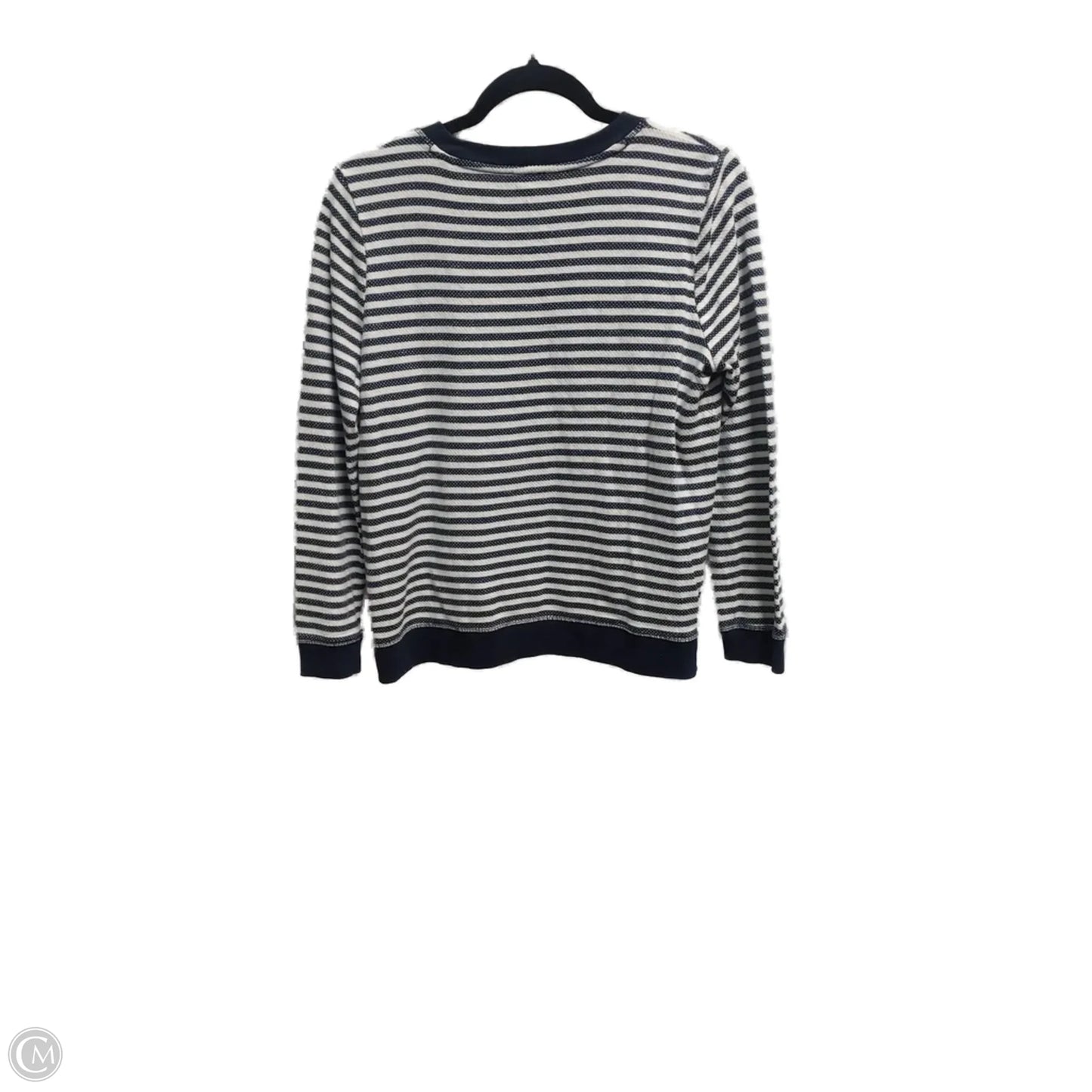 Sweatshirt Crewneck By Talbots In Striped Pattern, Size: Mp