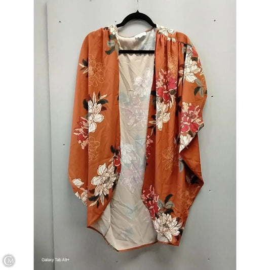 Shawl By Umgee In Floral Print, Size: L
