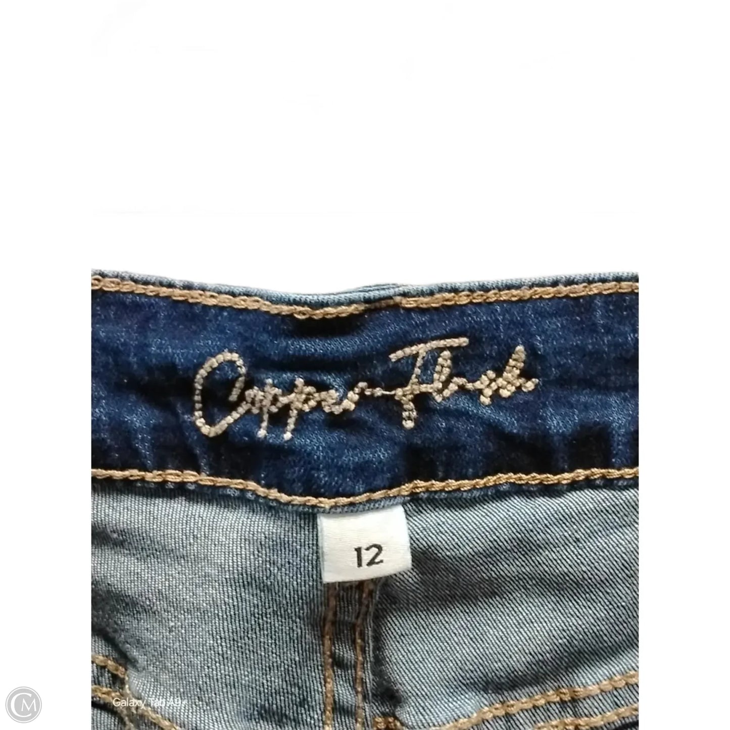 Jeans Boot Cut By Clothes Mentor In Blue Denim, Size: 12