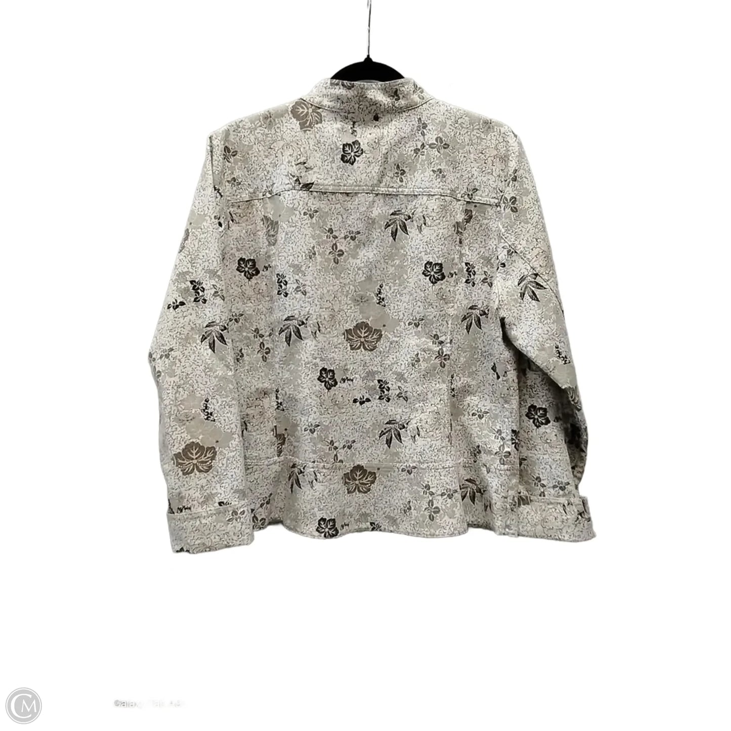 Jacket Other By Christopher And Banks In Floral Print, Size: Xl