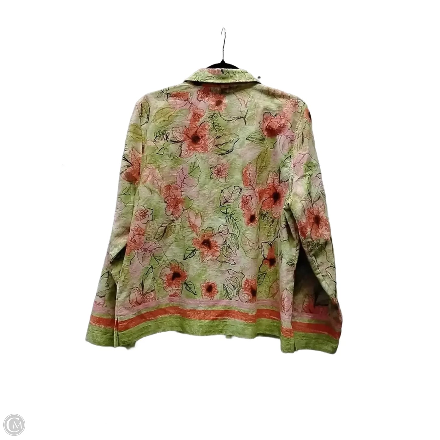 Jacket Other By Christopher And Banks In Floral Print, Size: Xl