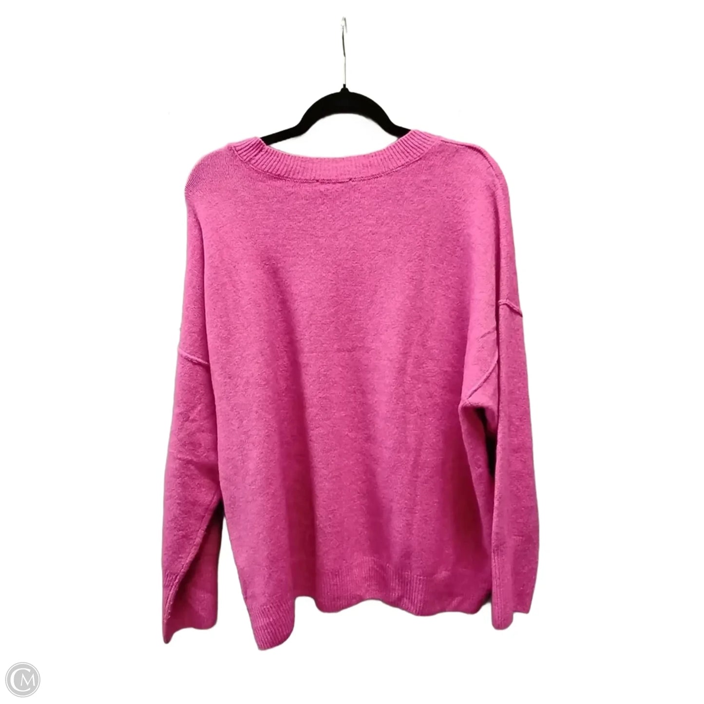 Top Long Sleeve By Vince Camuto In Pink, Size: Xl