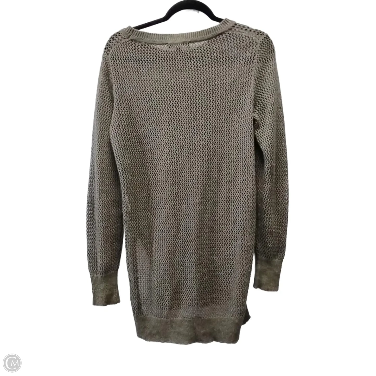 Top Long Sleeve By Banana Republic In Green, Size: S