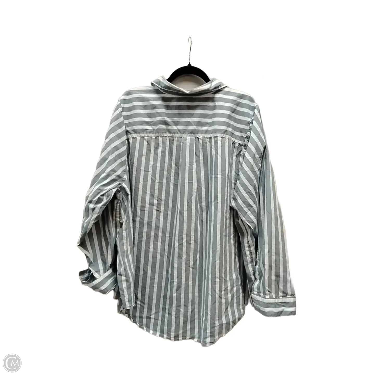 Top Long Sleeve By Torrid In Striped Pattern, Size: 4
