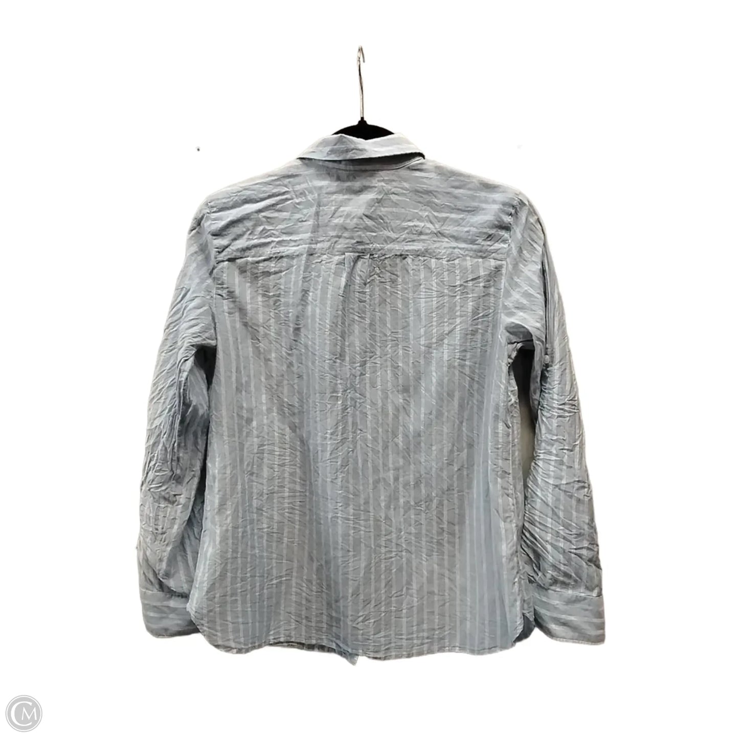 Top Long Sleeve By Ann Taylor In Striped Pattern, Size: S