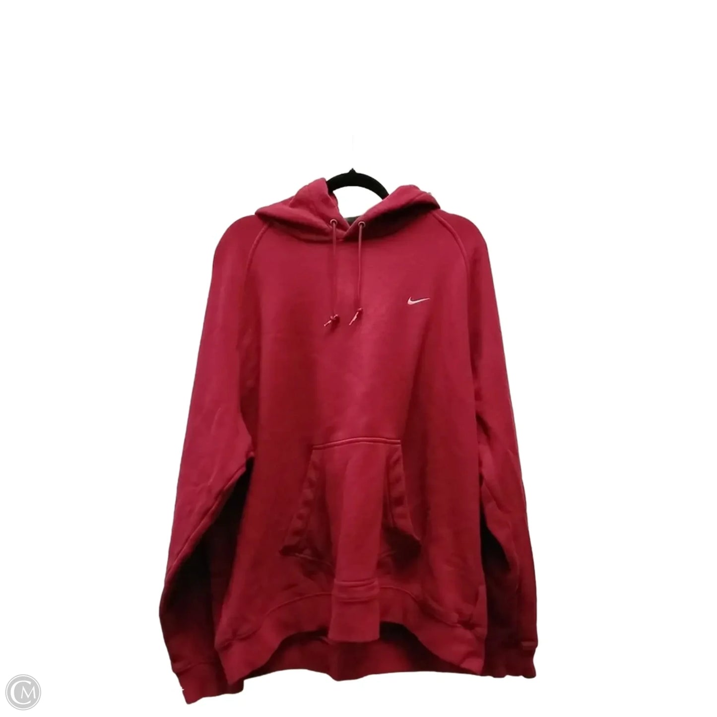 Athletic Sweatshirt Hoodie By Nike In Red, Size: Xl
