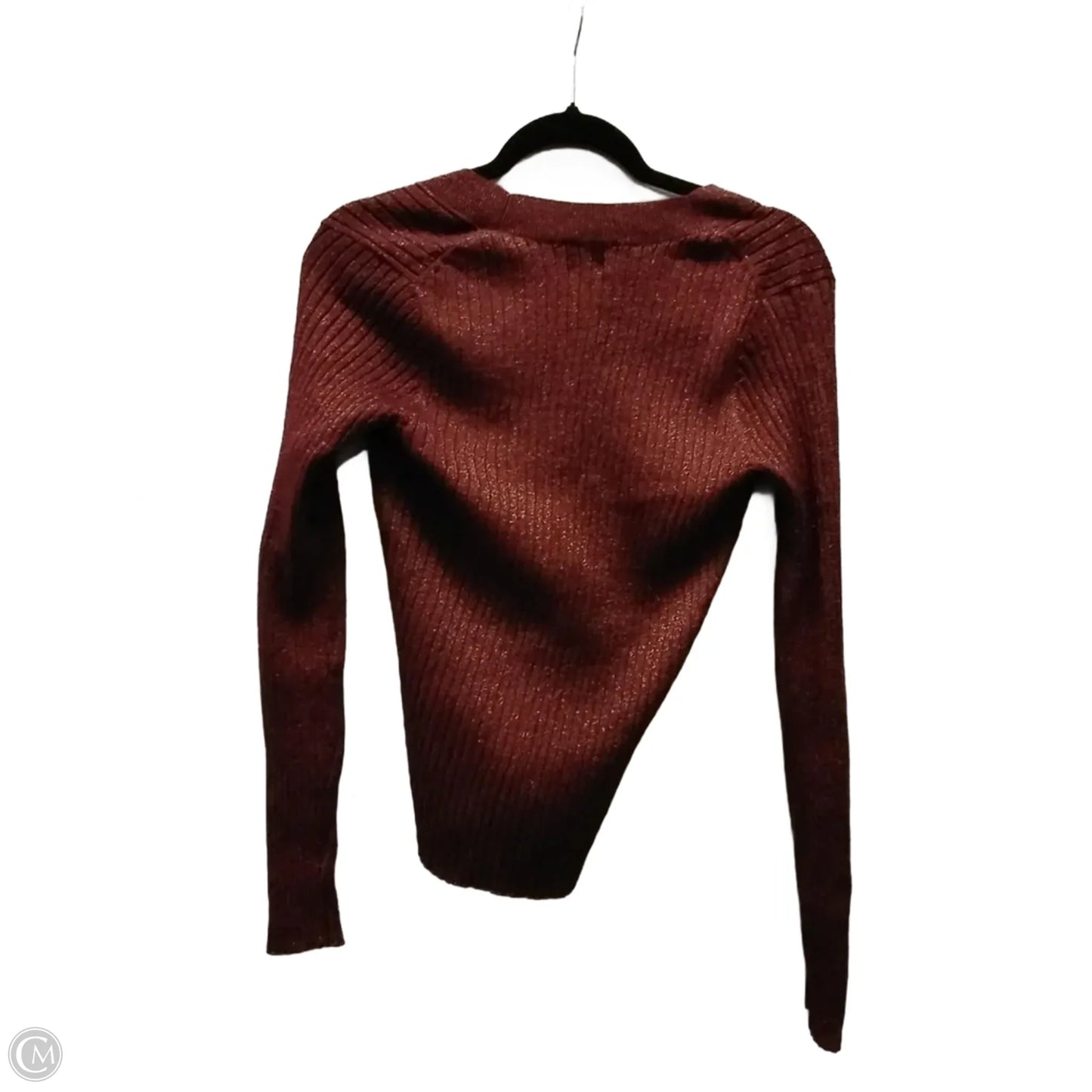 Top Long Sleeve By A New Day In Red, Size: Xl