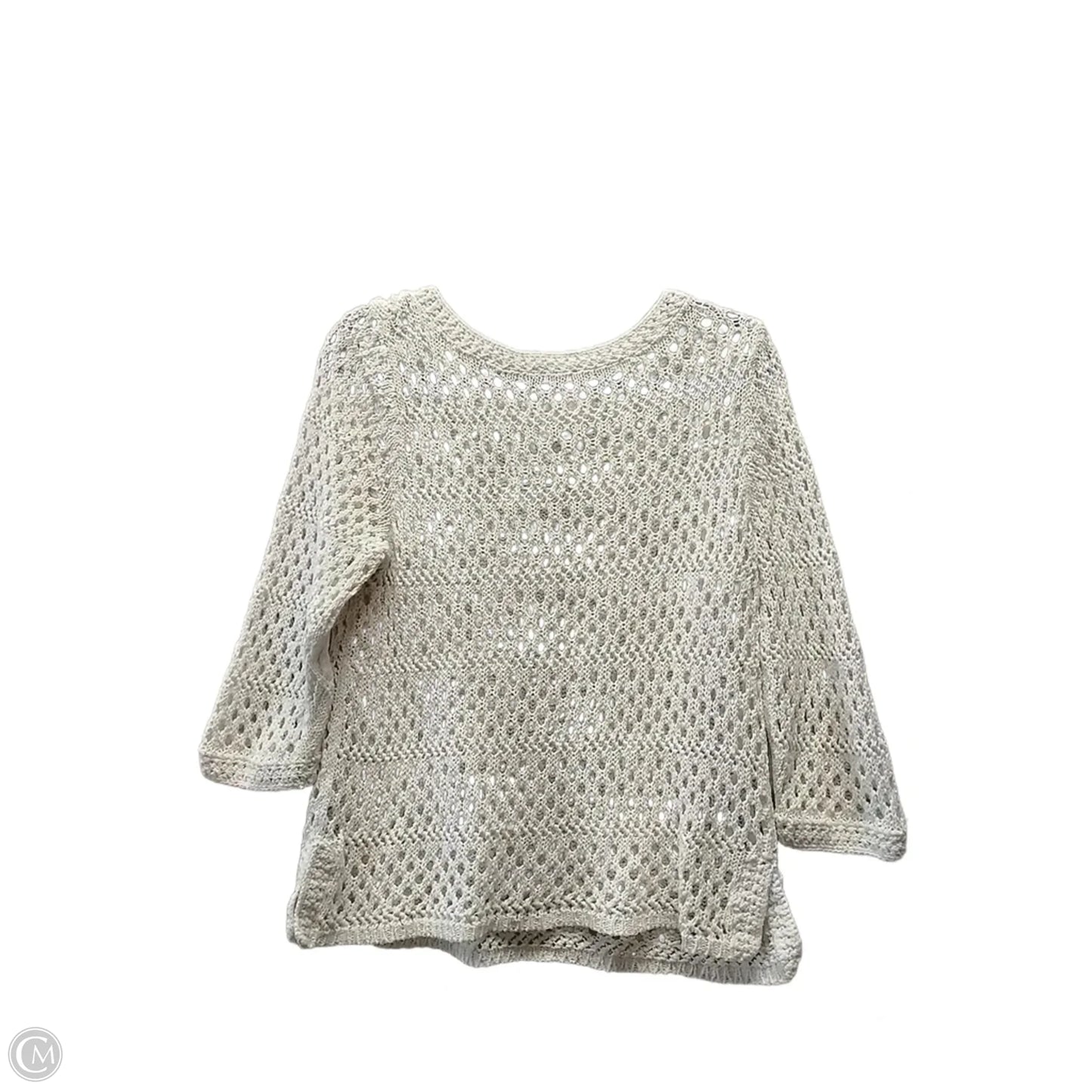 Top Long Sleeve By Chicos In White, Size: 2