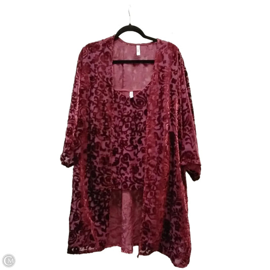 Shawl By Xhilaration In Red, Size: Xl