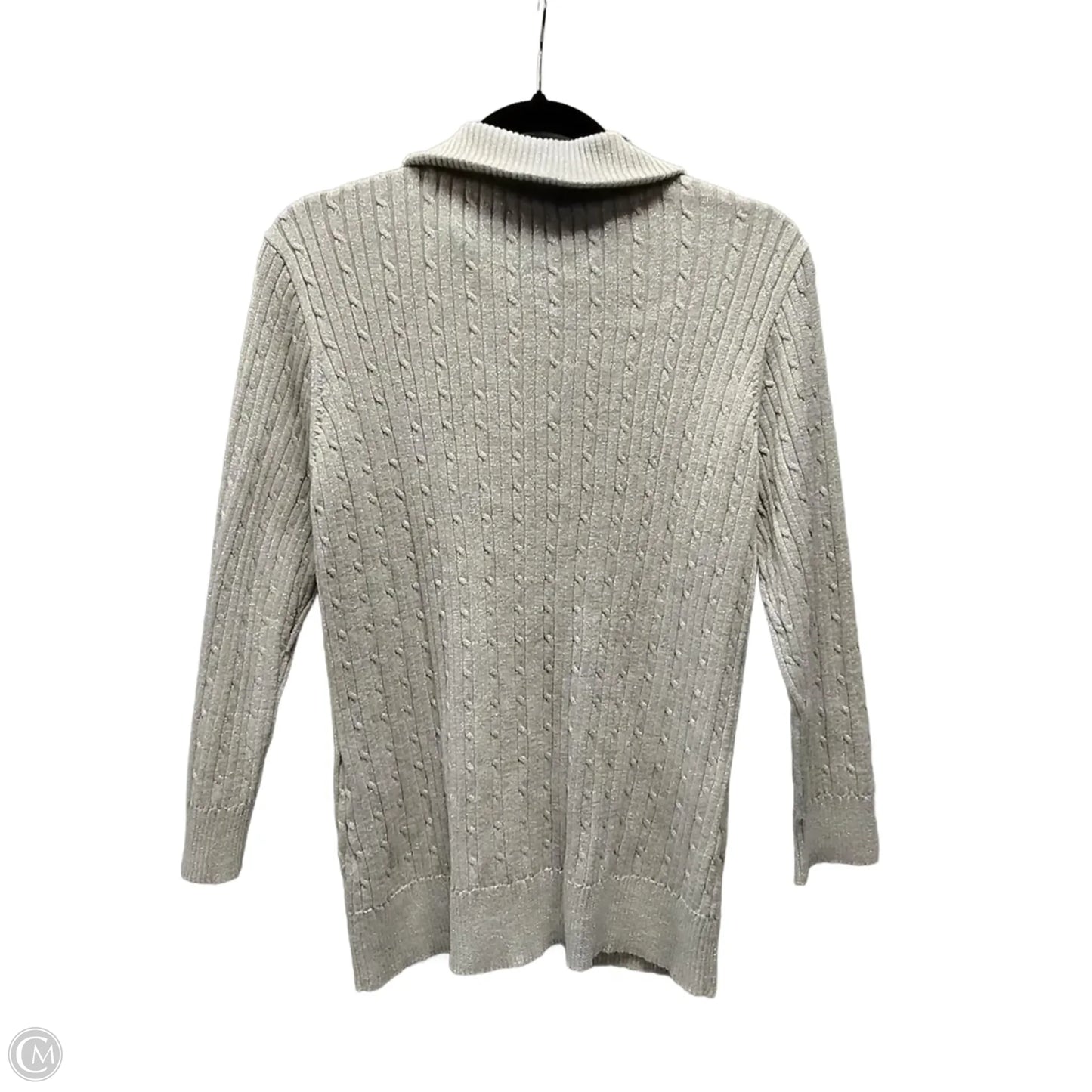 Jacket Shirt By Chaps In Grey, Size: Xl