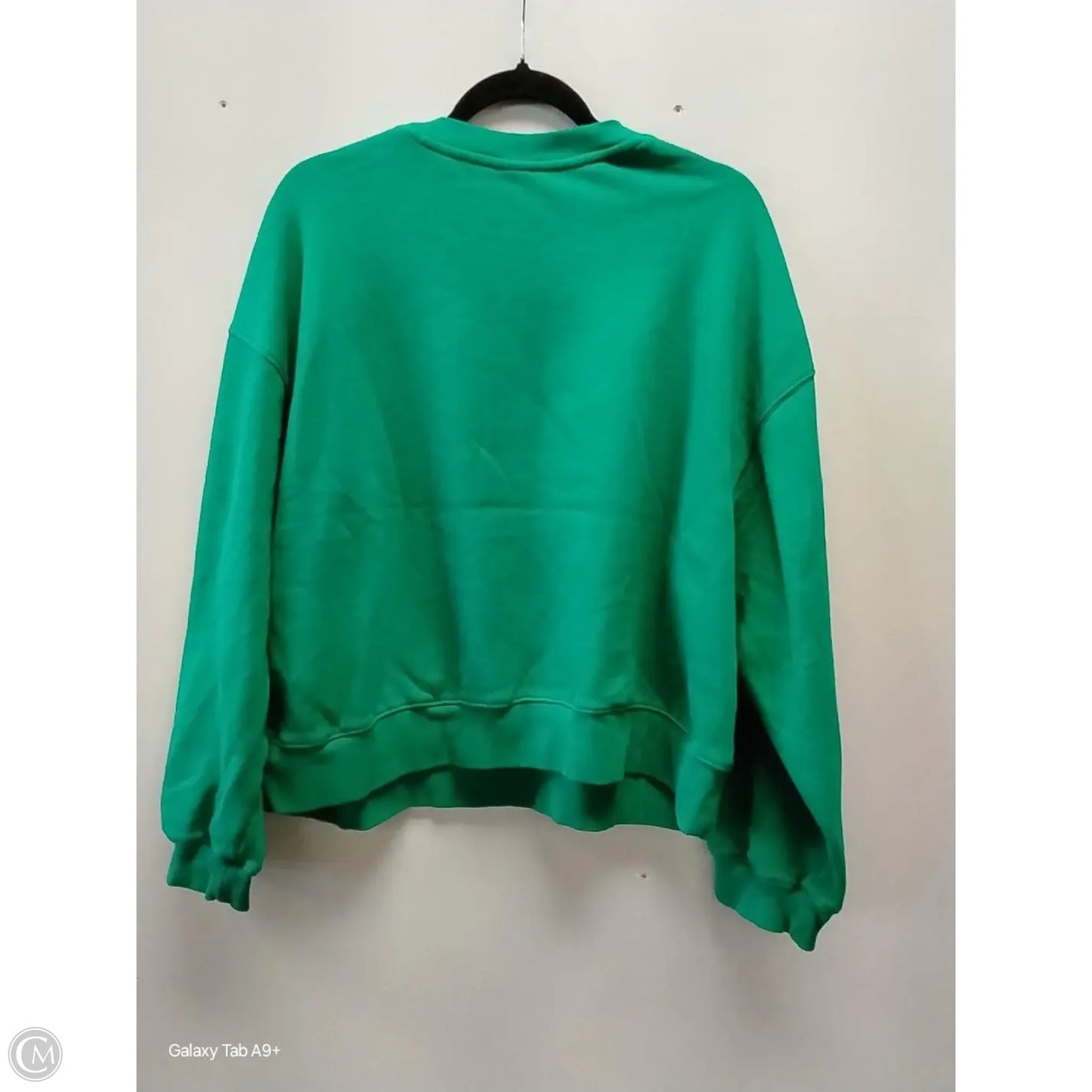 Sweatshirt Crewneck By Old Navy In Green, Size: Xxl
