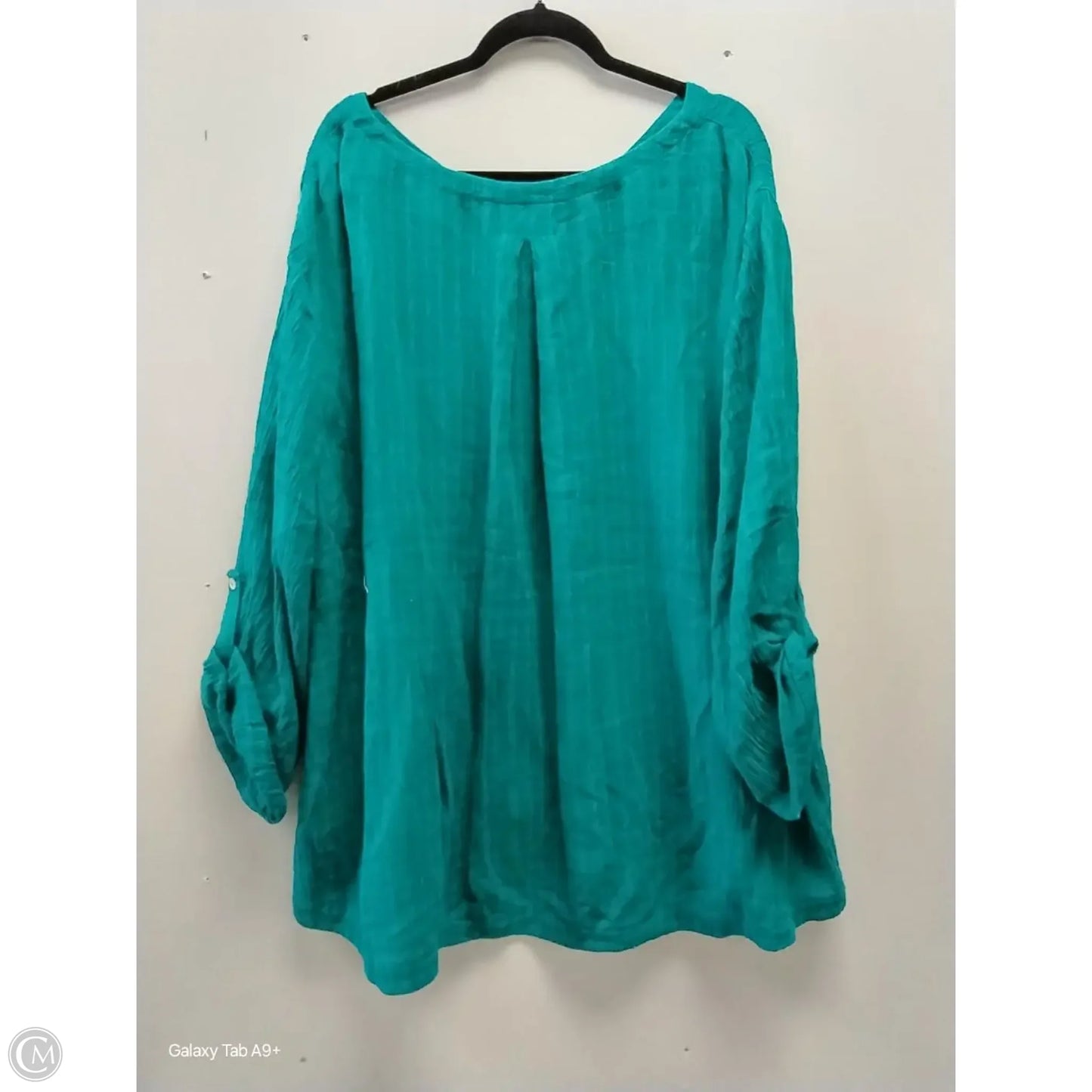 Top Long Sleeve By Soft Surroundings In Blue, Size: 3x