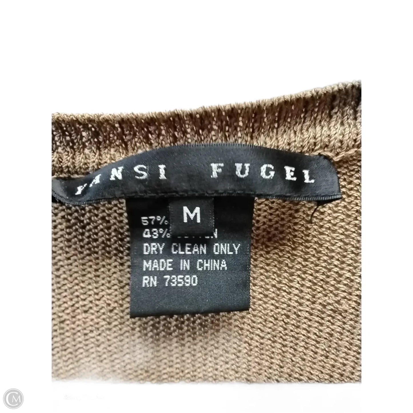 Cardigan By Clothes Mentor In Brown, Size: M