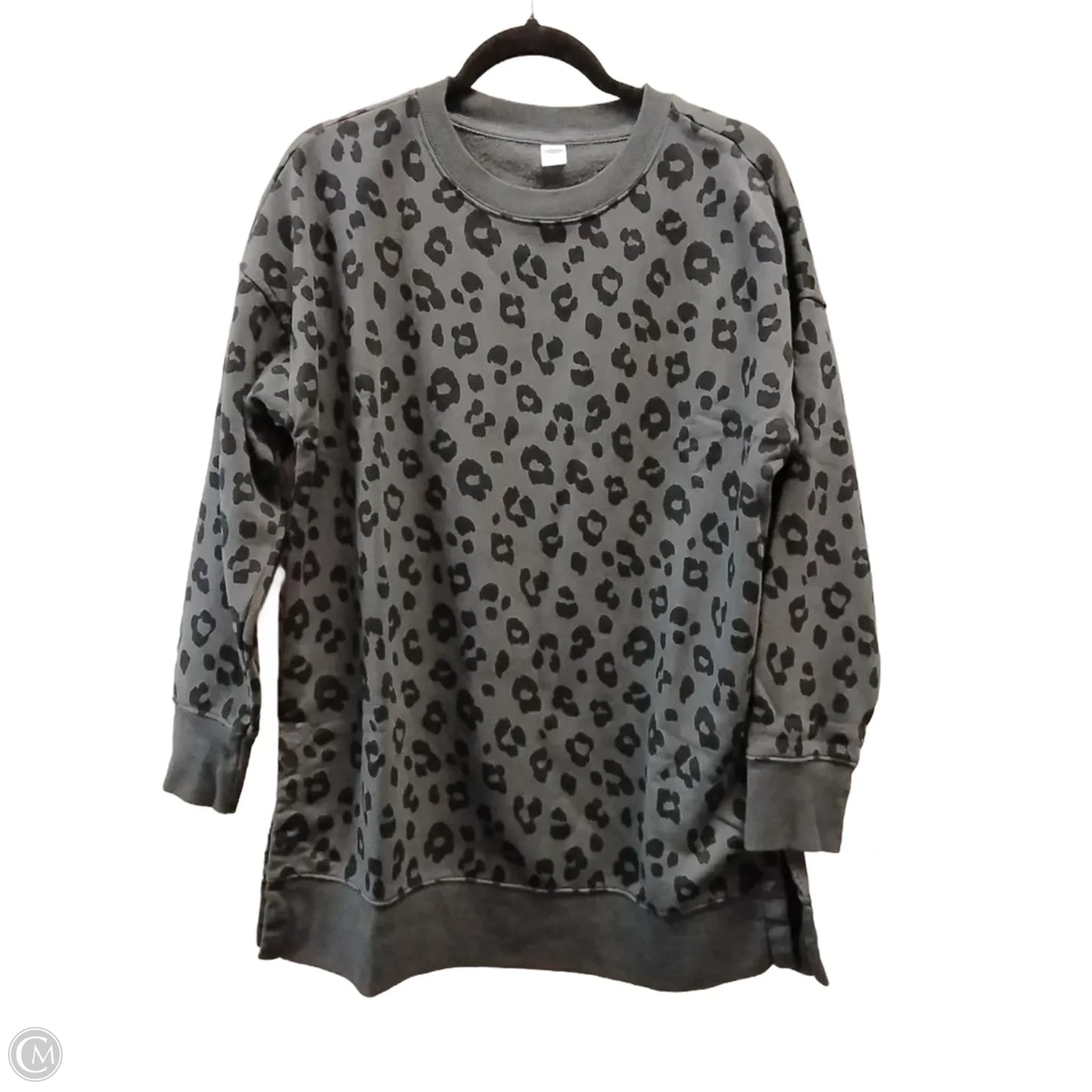 Sweatshirt Crewneck By Old Navy In Animal Print, Size: M