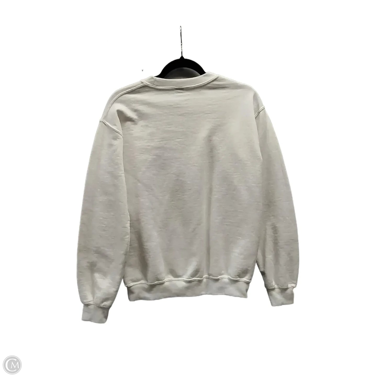 Sweatshirt Crewneck By Gildan In White, Size: S