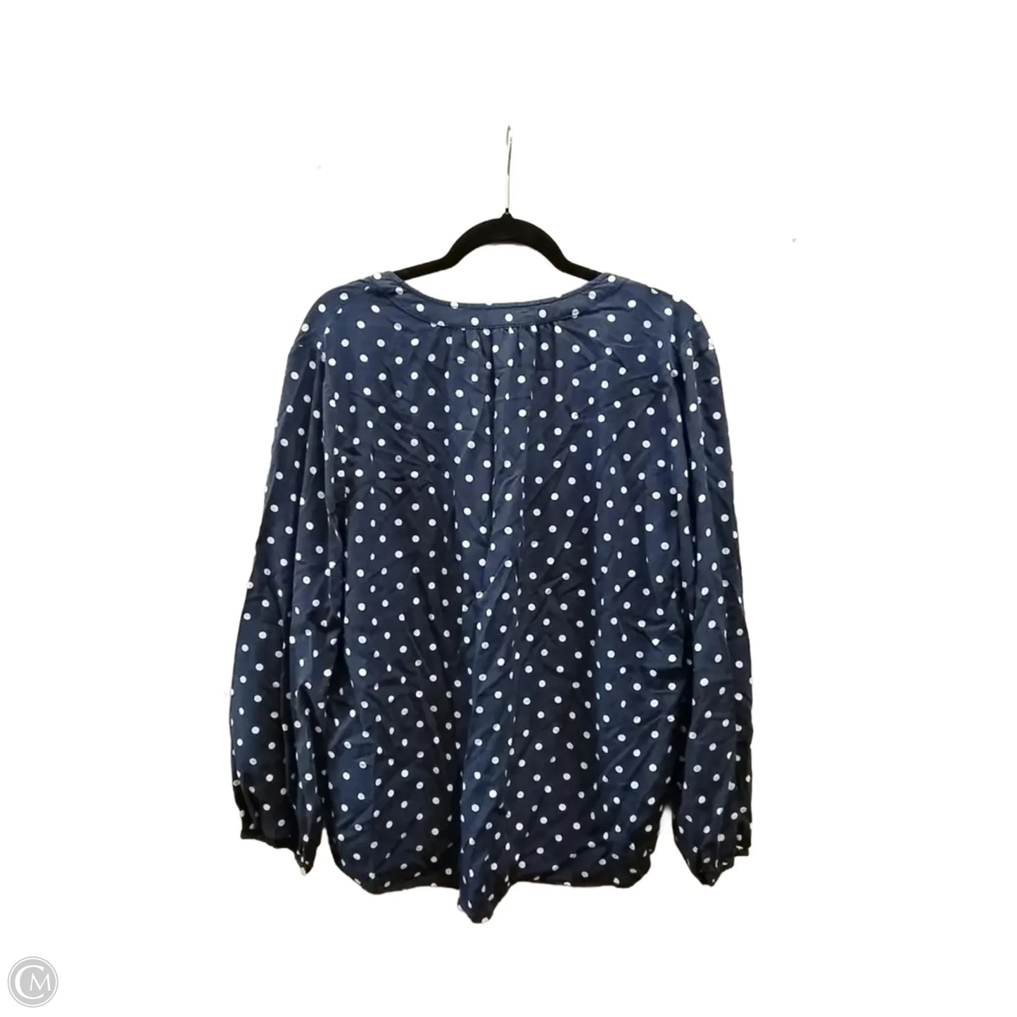 Top Long Sleeve By Old Navy In Polkadot Pattern, Size: Xl